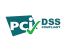 PCI DSS Compliant - Secure encrypted information